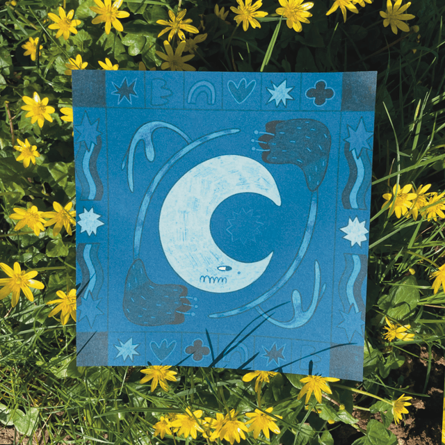 Affiche &quot;Lune&quot;