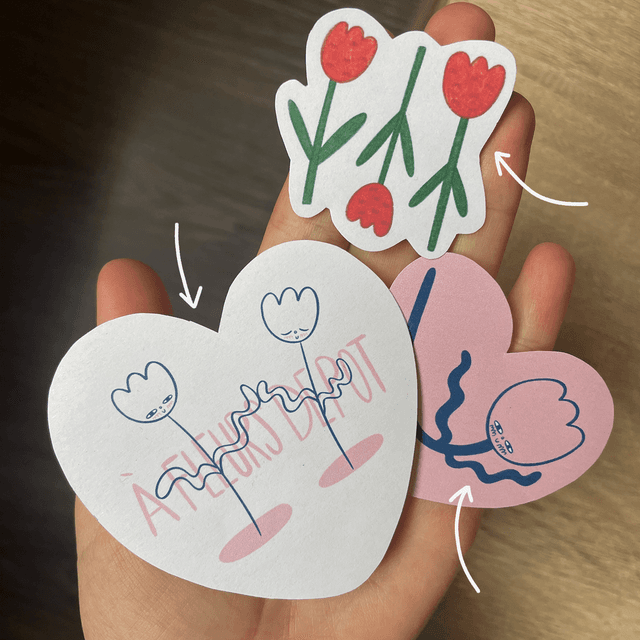 Les stickers &quot;fleurs&quot; (3p)