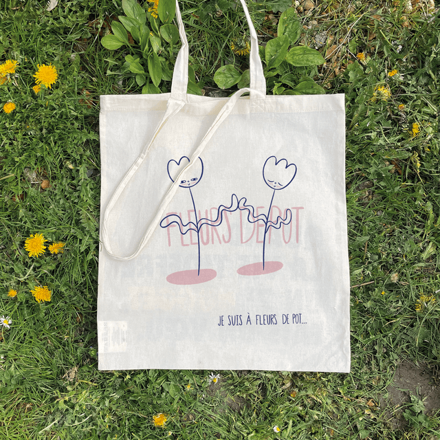 Tote Bag "A fleurs de pot"