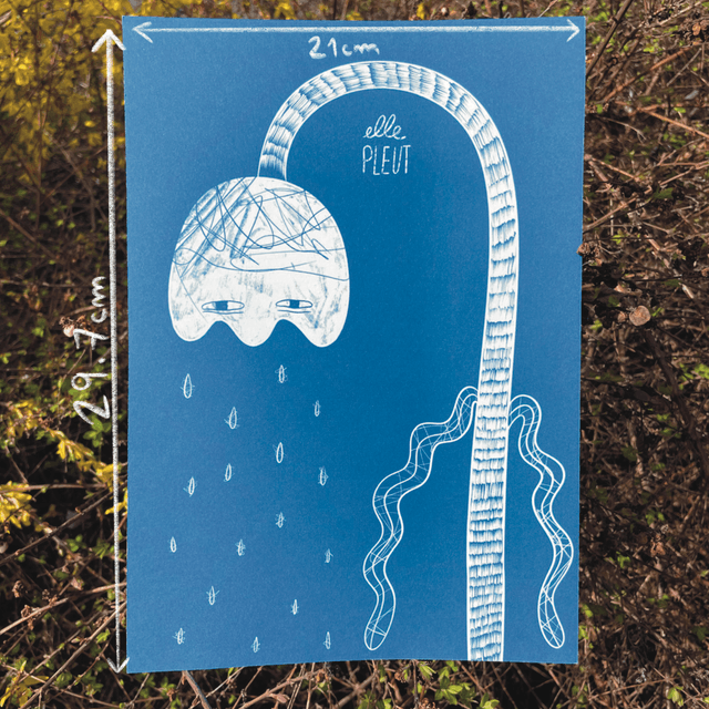 Affiche "Elle pleut"