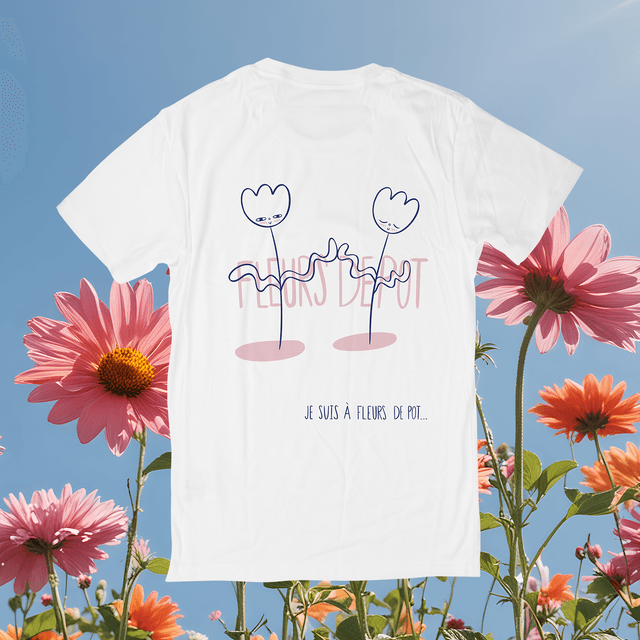 T-shirt "A fleurs de pot"