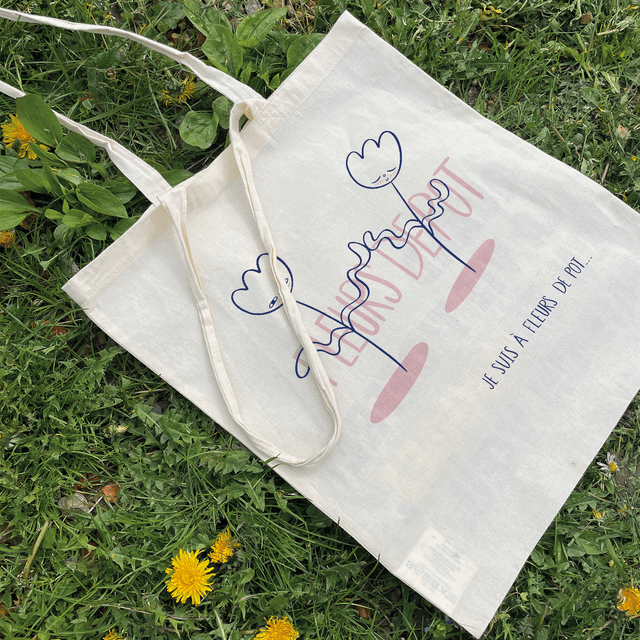 Tote Bag "A fleurs de pot"