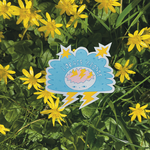 Sticker "L'orage gronde"