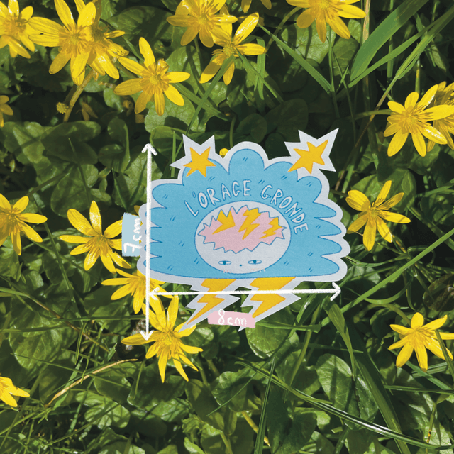 Sticker "L'orage gronde"